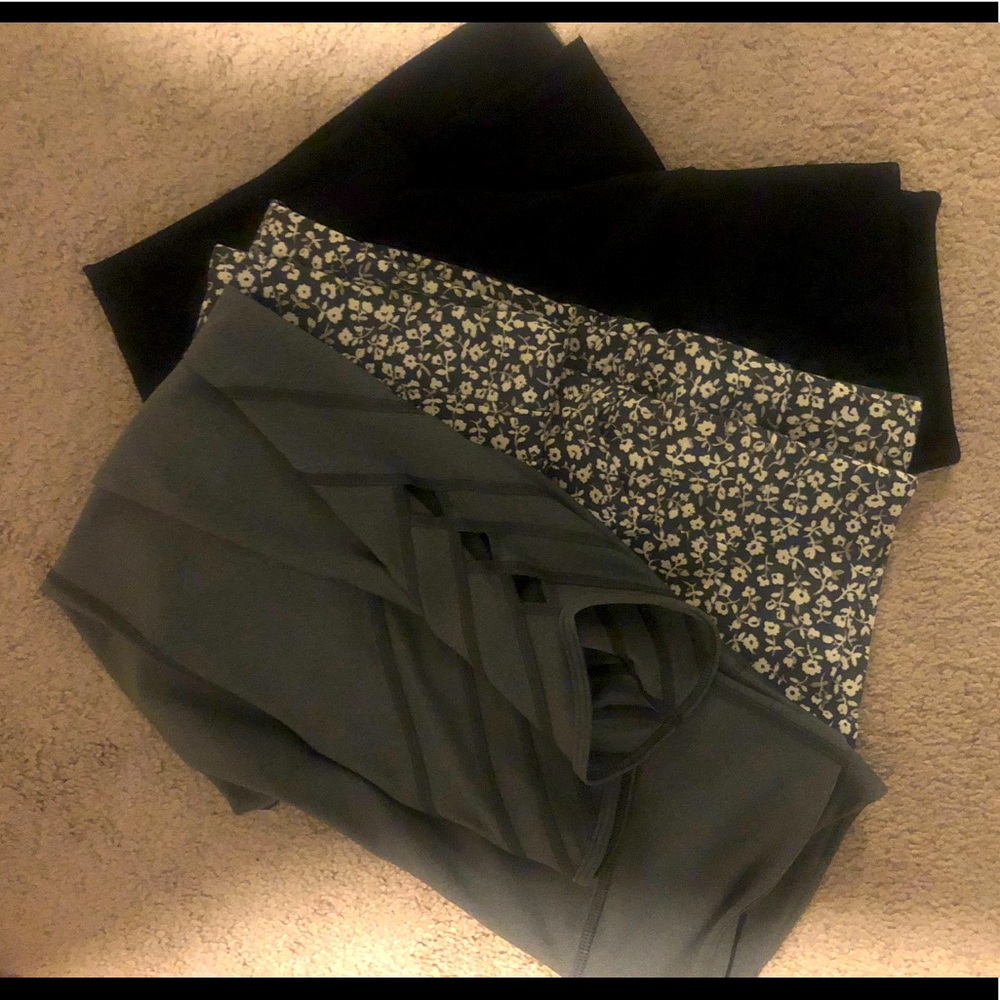 3 pairs size L athletic pants - like new